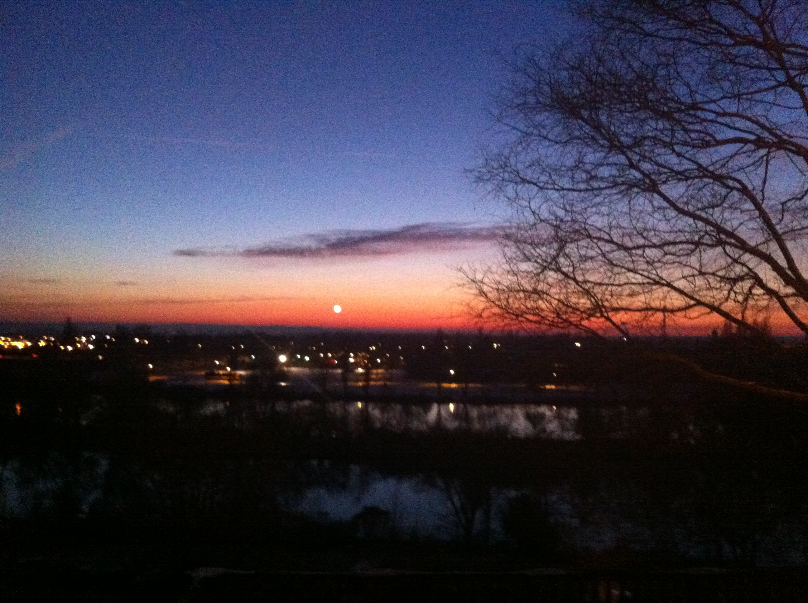 Main bei Nacht